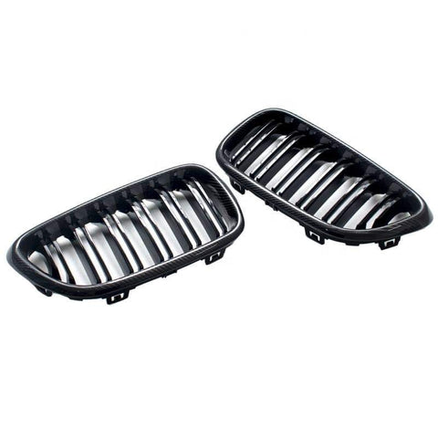 Car Carbon Fiber Front Bumper Grille For BMW F22 F87 M2 220i 228i M235i M240i 2014+