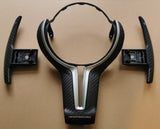 BMW Steering Wheel Exposed Carbon Fibre