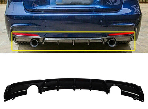 BMW 3 Series F30 M Sport Dual Rear Diffuser